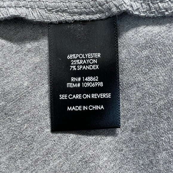 Torrid Skater Dress 1X Gray Off Shoulder Flowy A-Line Jersey Stretch Knit New - Picture 10 of 12